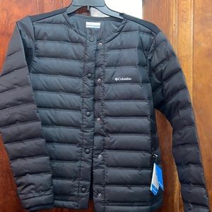 Columbia hybrid Jacket black women large new